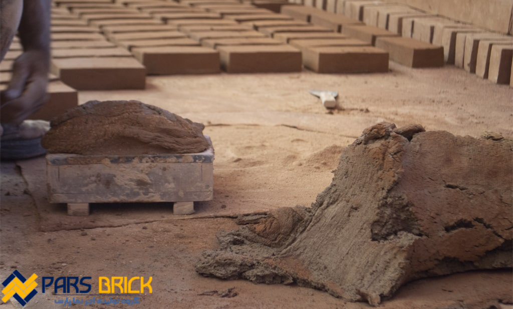 Traditional brick production in Pars Nama brick factory